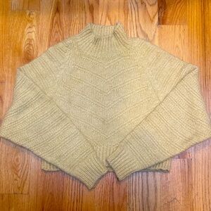 $7 CLEARANCE - TopShop Yellow/Gold Mock Neck/Turtleneck Sweater